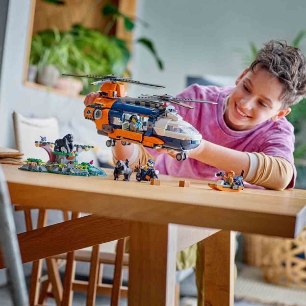 LEGO City Orman Kaşifinin Helikopteri Kamp Yerinde LCT-60437