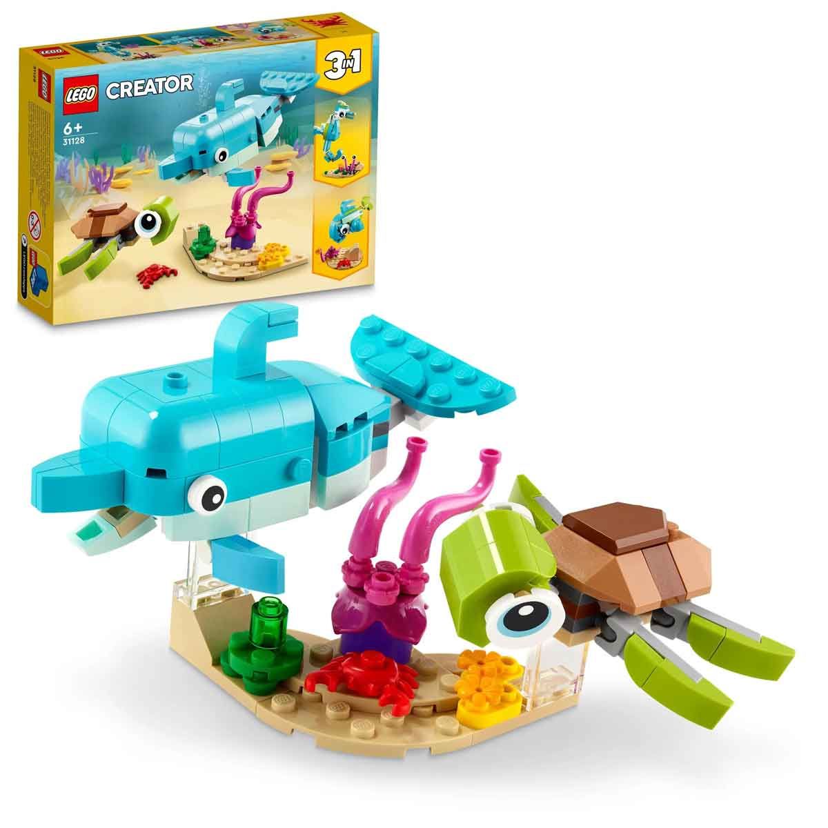 LEGO Creator 3’ü 1 Arada Deniz Atı Yunus ve Kaplumbağa LCR-31128