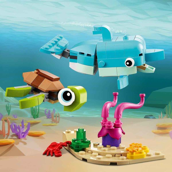 LEGO Creator 3’ü 1 Arada Deniz Atı Yunus ve Kaplumbağa LCR-31128