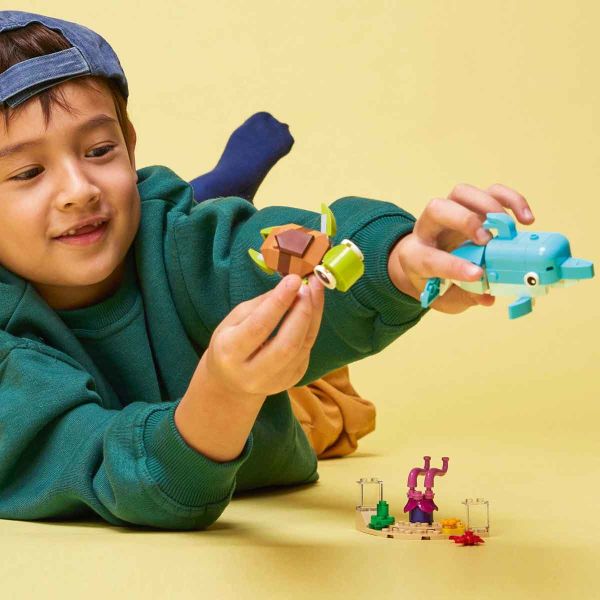 LEGO Creator 3’ü 1 Arada Deniz Atı Yunus ve Kaplumbağa LCR-31128