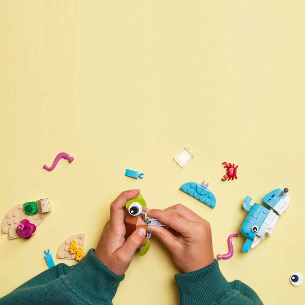 LEGO Creator 3’ü 1 Arada Deniz Atı Yunus ve Kaplumbağa LCR-31128