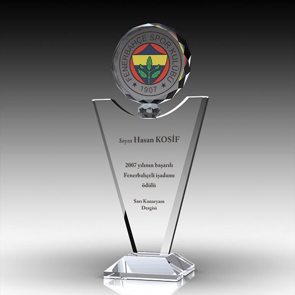 Kristal Plaket Ekt-112 | Cam Plaket Modeli - Mekece