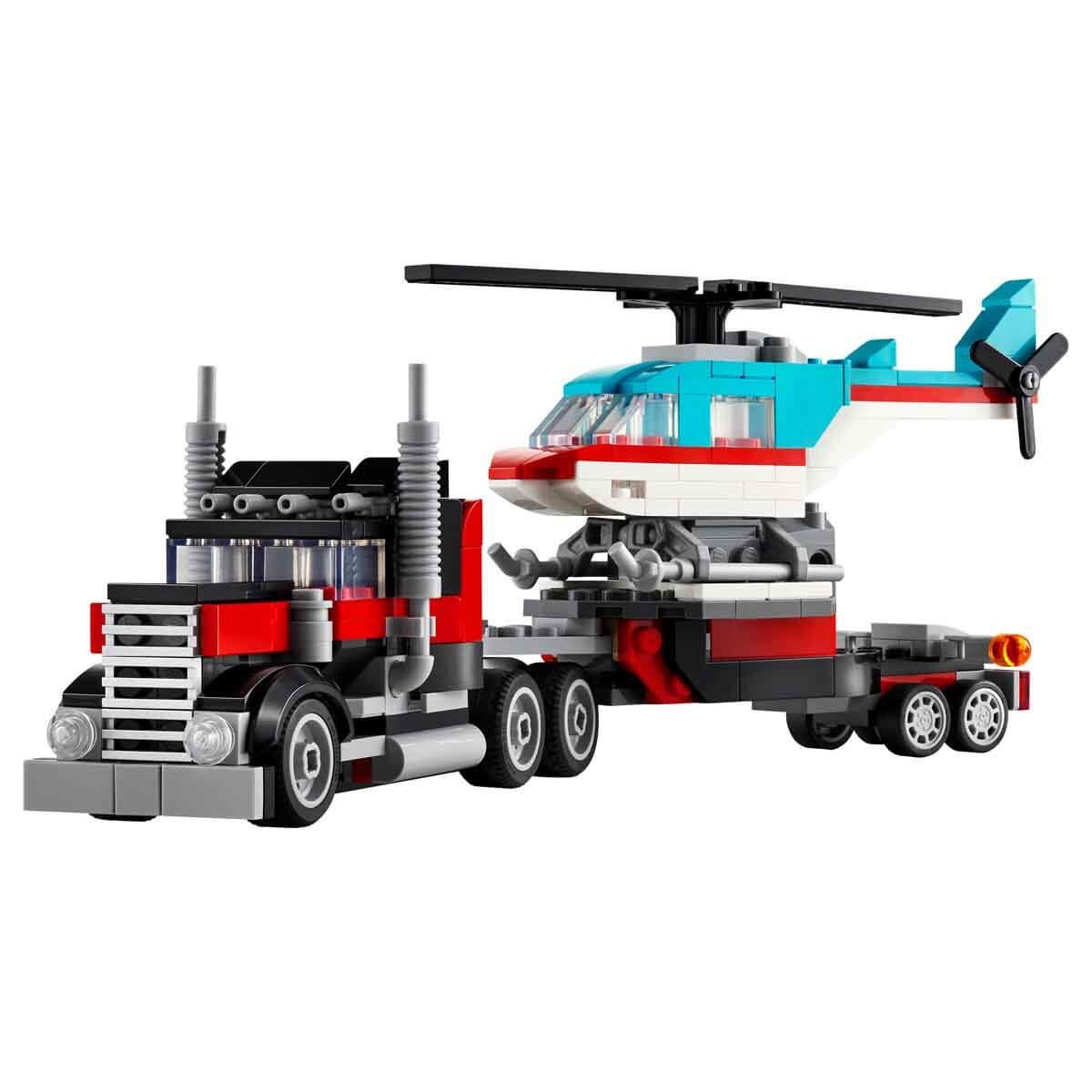 LEGO Creator Helikopterli Açık Kasa Kamyon LCR-31146