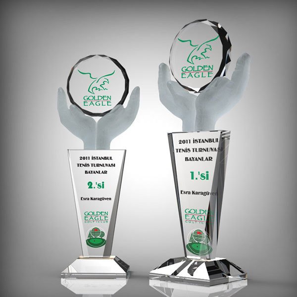 Kristal Plaket Ekt-134 | Cam Plaket Modeli - Mekece