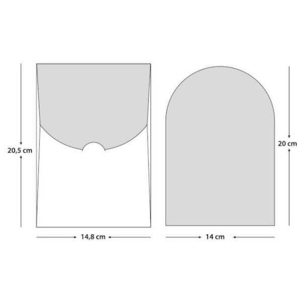 Düğün Davetiyesi Er-505148 | İnci Detay Zarflı Kabartma Desenli Oval Kesim Modern Davetiye