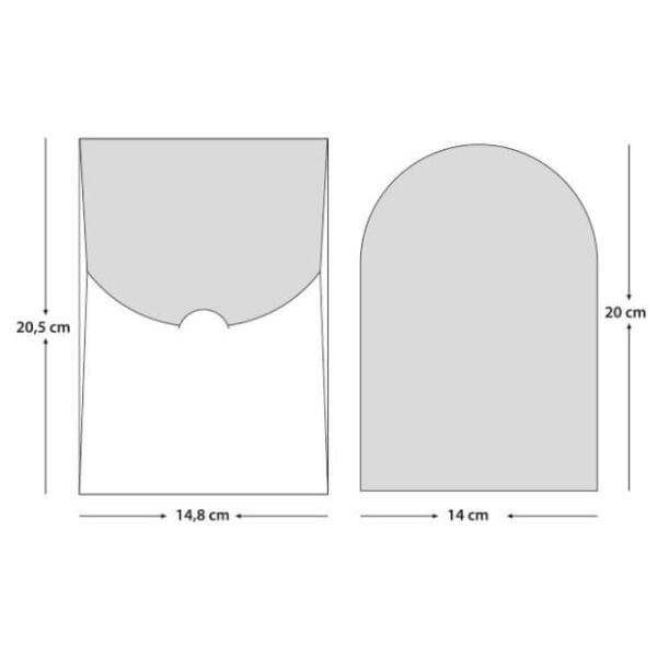 Düğün Davetiyesi Er-505148 | İnci Detay Zarflı Kabartma Desenli Oval Kesim Modern Davetiye