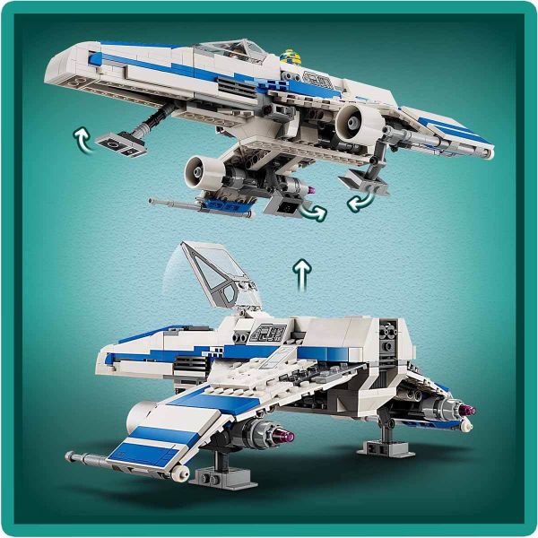 LEGO Star Wars Ahsoka Yeni Republic E-Wing Shin Hati'nin Starfighter'ına Karşı LSW-75364