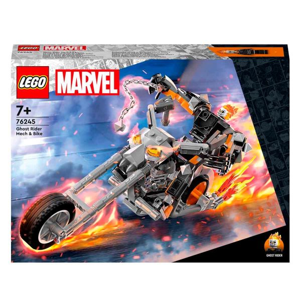 LEGO Marvel Ghost Rider Robotu ve Motosikleti LMV-76245 Yapım Oyuncak