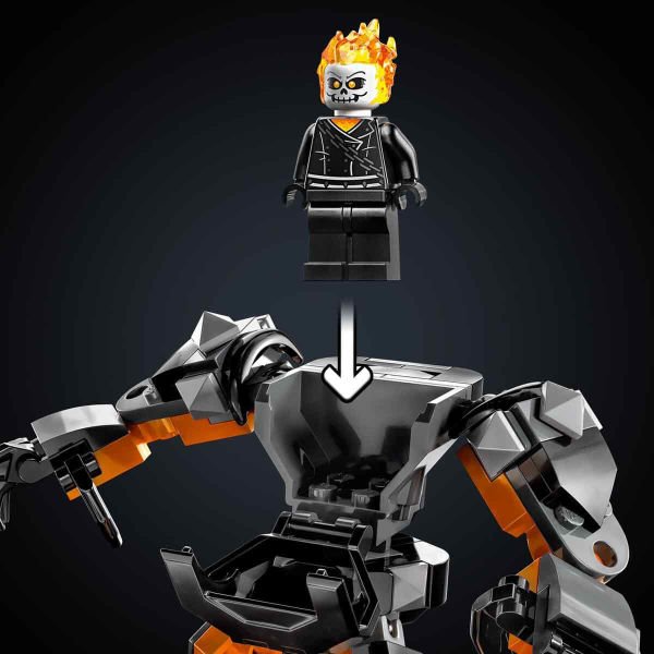 LEGO Marvel Ghost Rider Robotu ve Motosikleti LMV-76245 Yapım Oyuncak