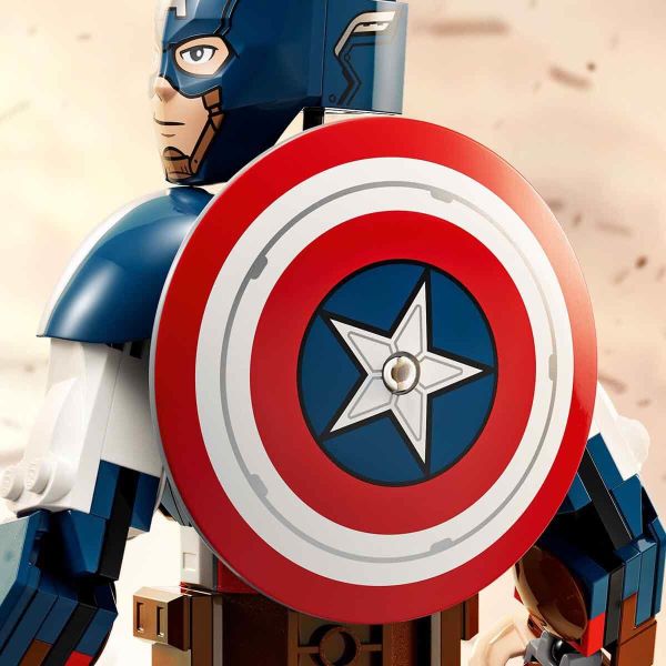 LEGO Marvel Kaptan Amerika Yapım Figürü LMV-76258 Yapım Oyuncak