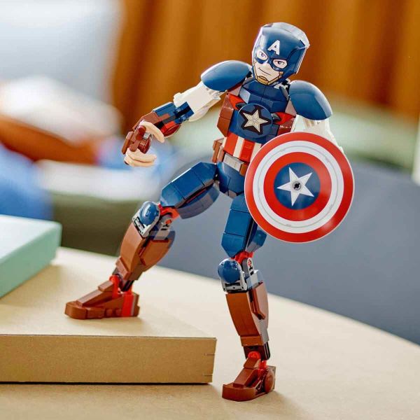 LEGO Marvel Kaptan Amerika Yapım Figürü LMV-76258 Yapım Oyuncak