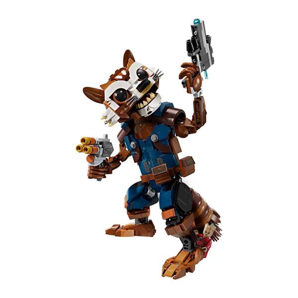 LEGO Marvel Rocket ve Bebek Groot LMV-76282 Yapım Oyuncak Seti