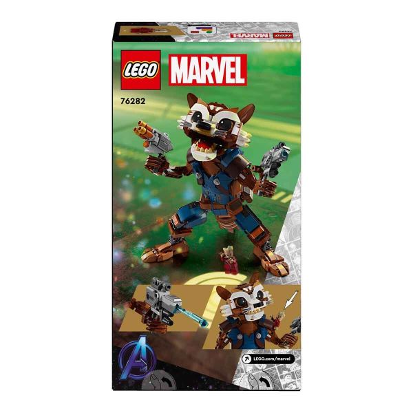 LEGO Marvel Rocket ve Bebek Groot LMV-76282 Yapım Oyuncak Seti