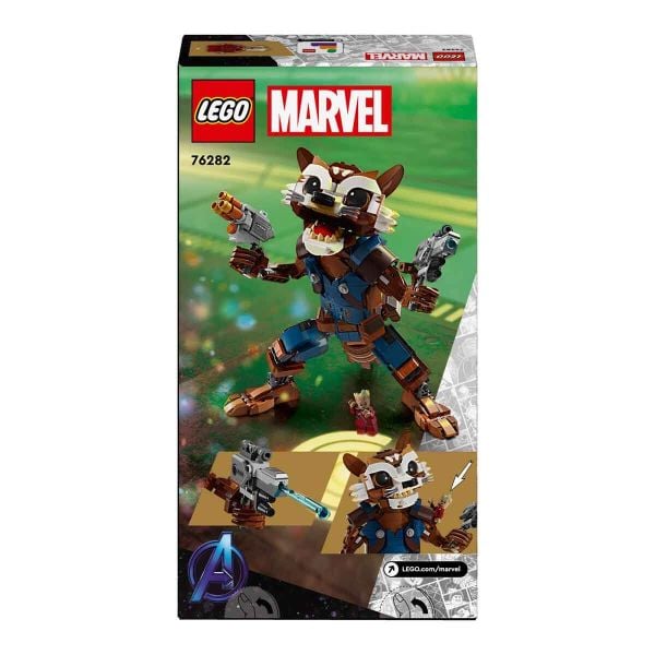 LEGO Marvel Rocket ve Bebek Groot LMV-76282 Yapım Oyuncak Seti