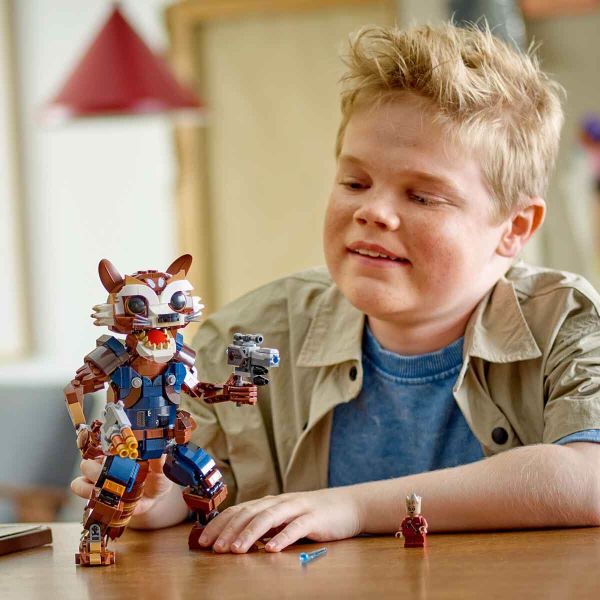LEGO Marvel Rocket ve Bebek Groot LMV-76282 Yapım Oyuncak Seti