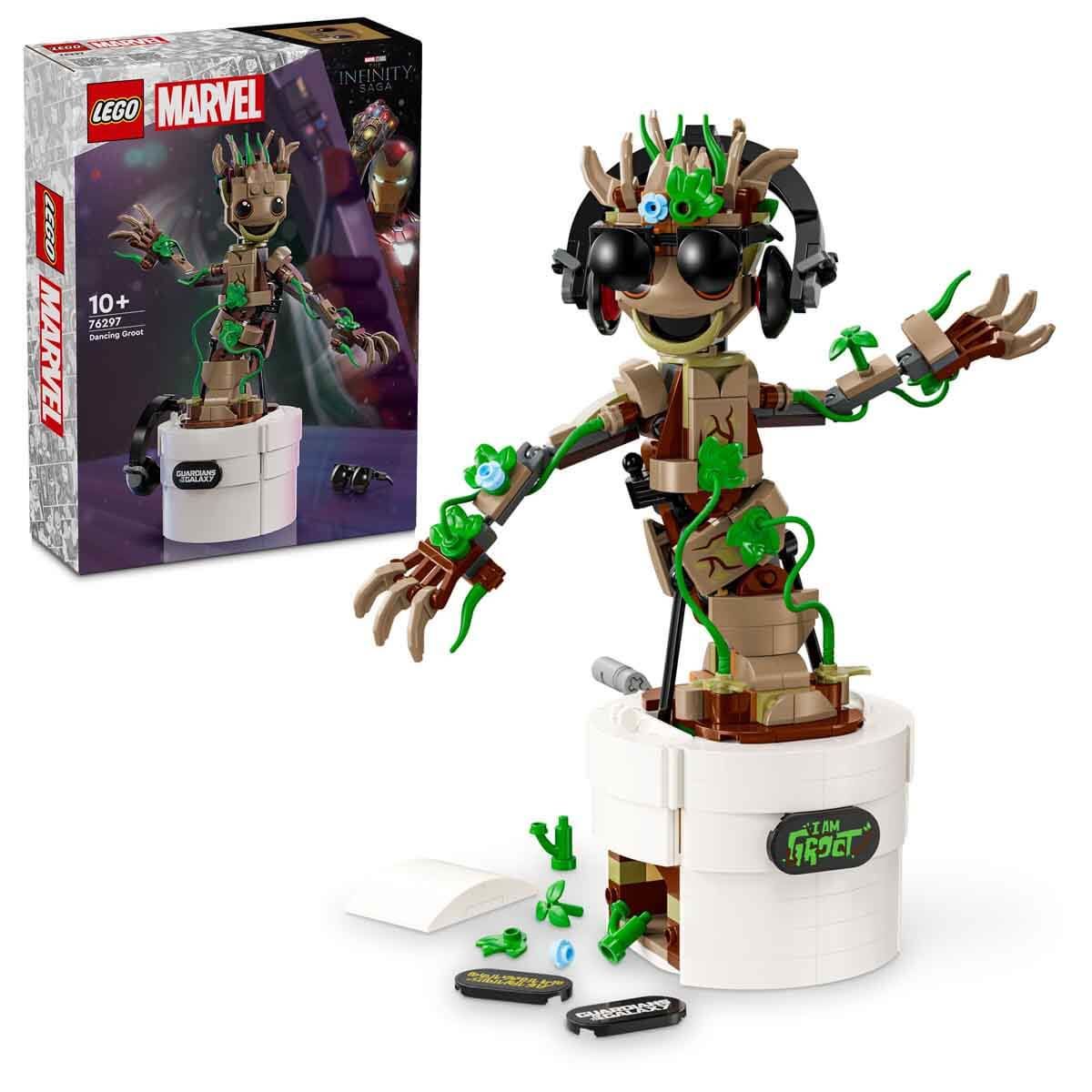 LEGO Marvel Dans Eden Groot LMV-76297 Yapım Oyuncak Seti