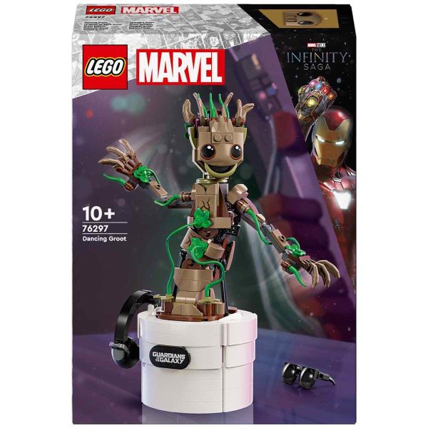 LEGO Marvel Dans Eden Groot LMV-76297 Yapım Oyuncak Seti