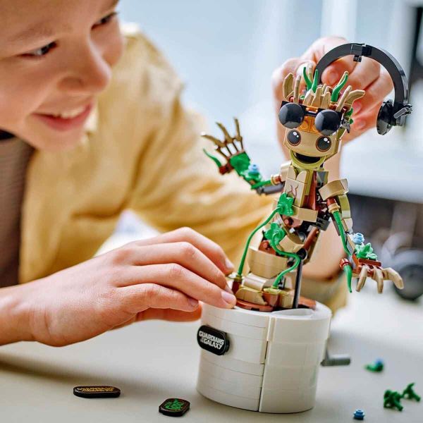 LEGO Marvel Dans Eden Groot LMV-76297 Yapım Oyuncak Seti