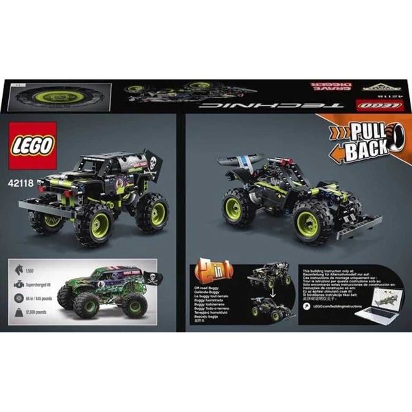 LEGO Technic Monster Jam Grave Digger LTC-42118 Oyuncak Araba