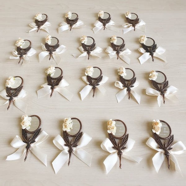 Nikah Şekeri Melek Ayna Magnet Nks-02