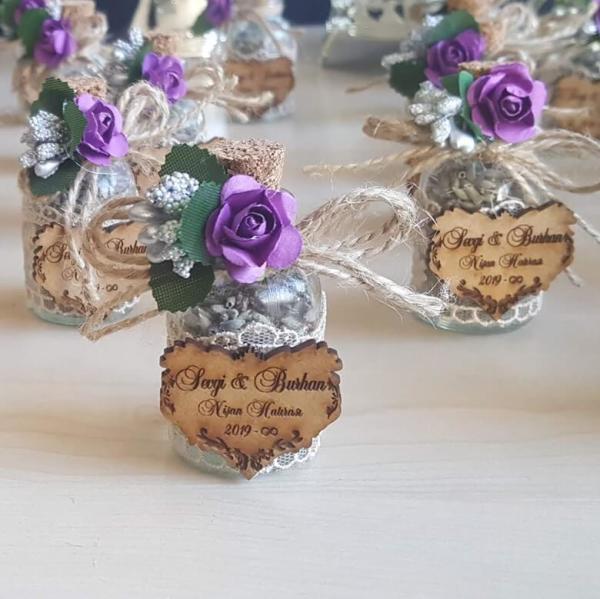 Nikah Şekeri 25cc Cam Şişe Nks-03