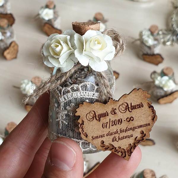 Nikah Şekeri 25cc Cam Şişe Nks-03