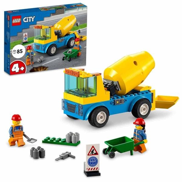 LEGO City Beton Mikseri LCT-60325 Yapım Oyuncak Seti