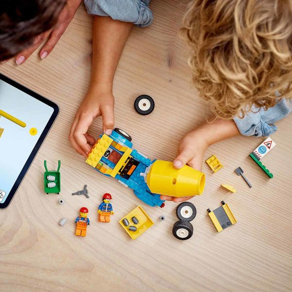 LEGO City Beton Mikseri LCT-60325 Yapım Oyuncak Seti
