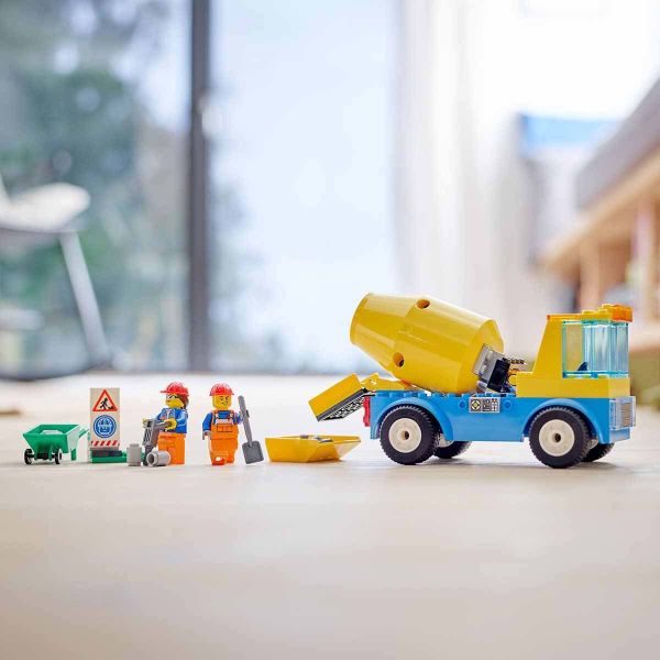 LEGO City Beton Mikseri LCT-60325 Yapım Oyuncak Seti
