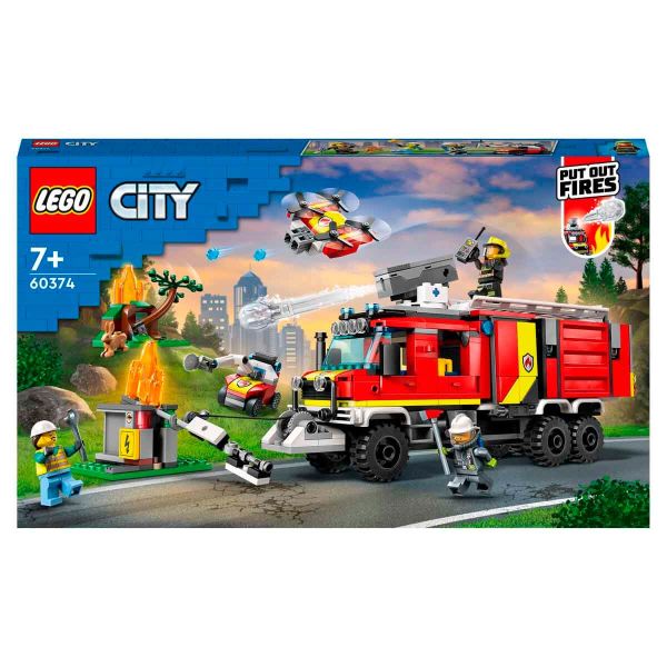 LEGO City İtfaiye Komuta Kamyonu LCT-60374 Yapım Oyuncak Seti