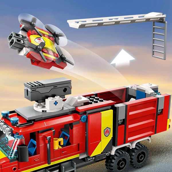 LEGO City İtfaiye Komuta Kamyonu LCT-60374 Yapım Oyuncak Seti