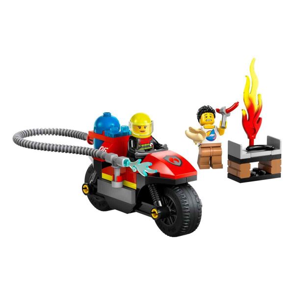 LEGO City İtfaiye Kurtarma Motosikleti LCT-60410 Yapım Oyuncak Seti