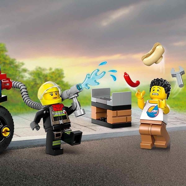 LEGO City İtfaiye Kurtarma Motosikleti LCT-60410 Yapım Oyuncak Seti