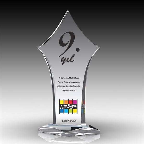 Kristal Plaket Ekt-216 | Cam Plaket Modeli - Mekece