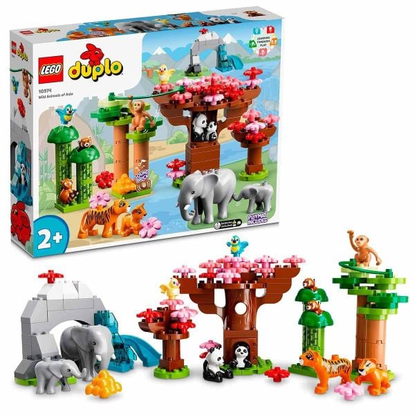 LEGO DUPLO Vahşi Asya Hayvanları LDP-10974 Yapım Oyuncak Seti