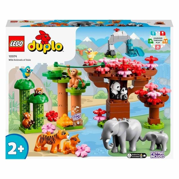 LEGO DUPLO Vahşi Asya Hayvanları LDP-10974 Yapım Oyuncak Seti