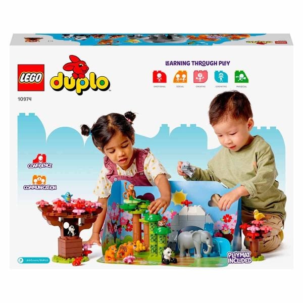LEGO DUPLO Vahşi Asya Hayvanları LDP-10974 Yapım Oyuncak Seti