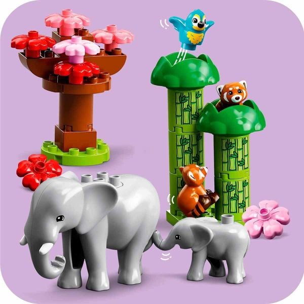 LEGO DUPLO Vahşi Asya Hayvanları LDP-10974 Yapım Oyuncak Seti