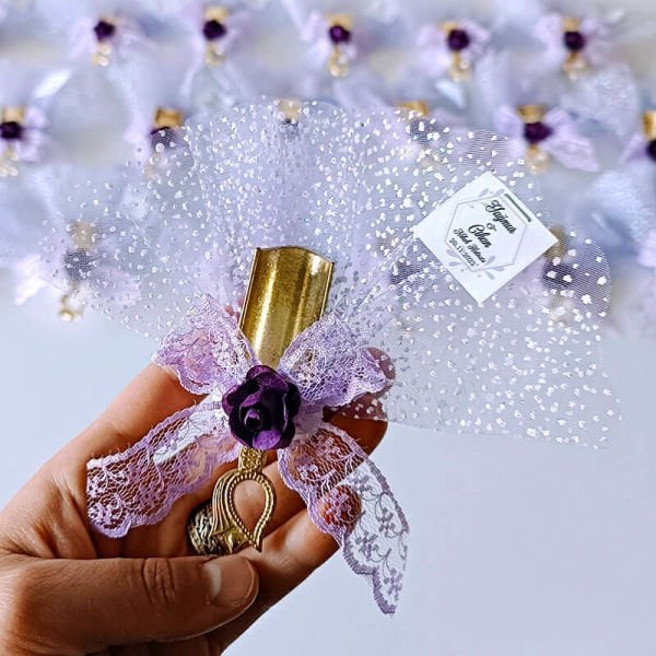 Nikah Şekeri Hediyeliği Metal Döküm Kürek Magnet Nks-148