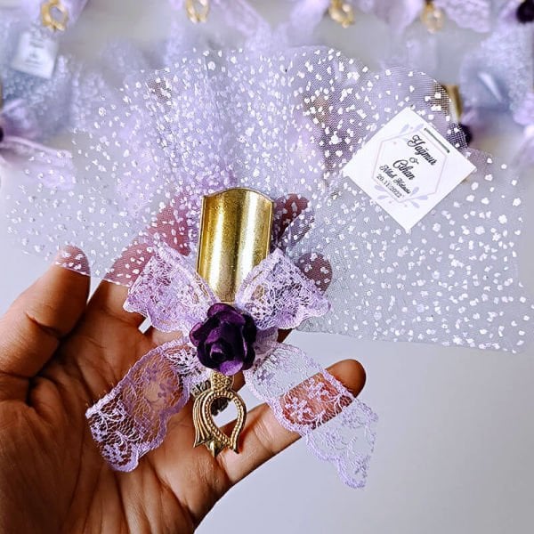 Nikah Şekeri Hediyeliği Metal Döküm Kürek Magnet Nks-148
