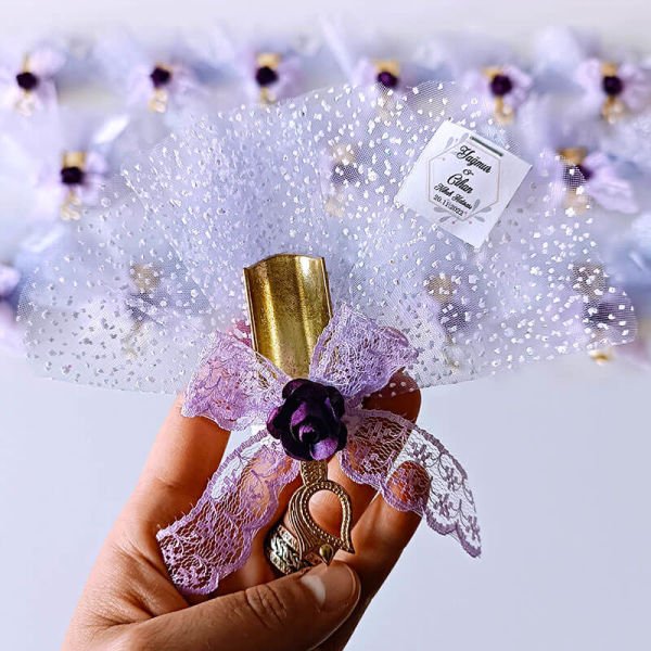 Nikah Şekeri Hediyeliği Metal Döküm Kürek Magnet Nks-148
