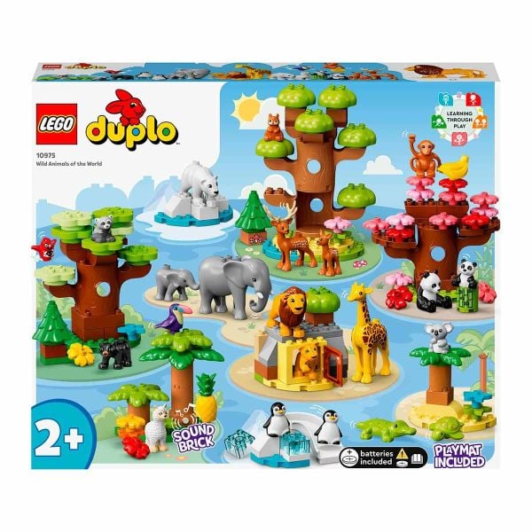 LEGO DUPLO Vahşi Dünya Hayvanları LDP-10975 Yapım Oyuncak Seti