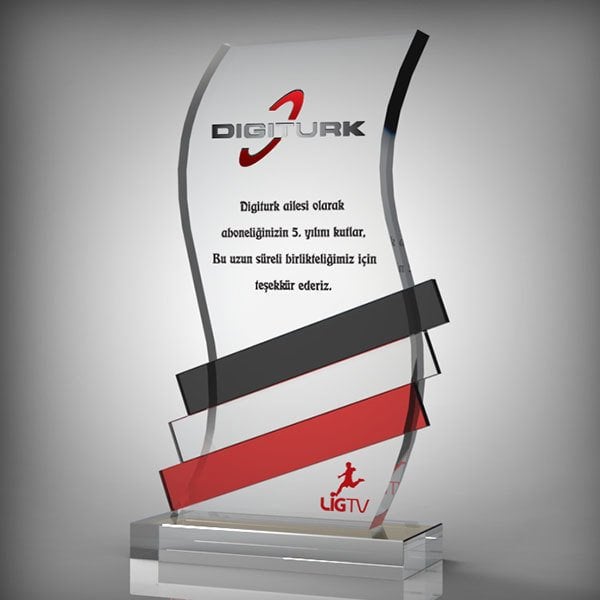 Kristal Plaket Art-04 | Cam Plaket Modeli - Mekece