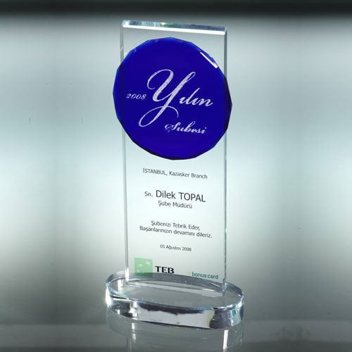 Kristal Plaket Art-05 | Cam Plaket Modeli - Mekece