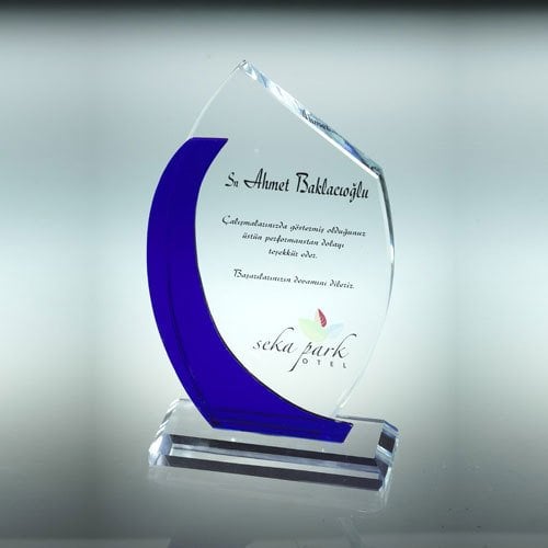 Kristal Plaket Art-07 | Cam Plaket Modeli - Mekece