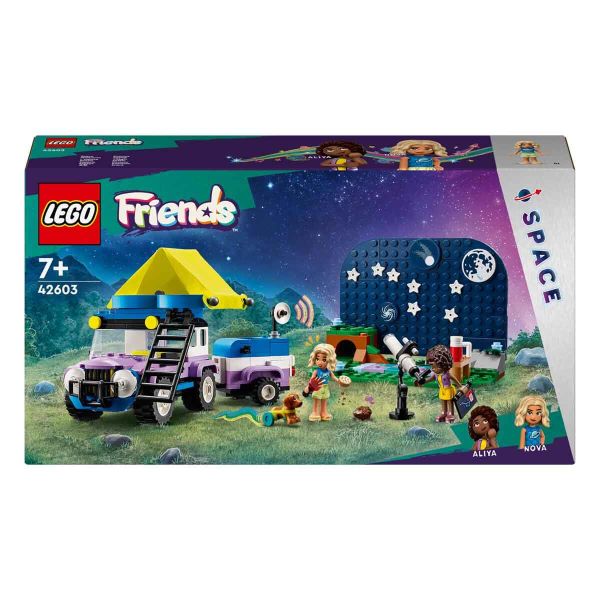 LEGO Friends Yıldız Gözlemleme Kamp Aracı LFR-42603 Oyuncak Seti