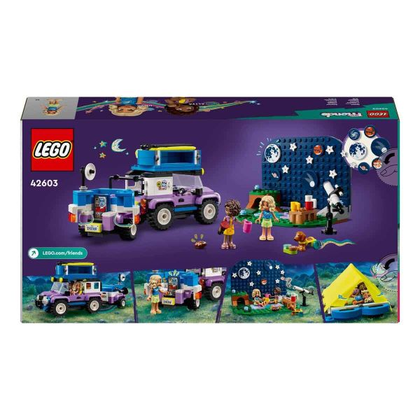 LEGO Friends Yıldız Gözlemleme Kamp Aracı LFR-42603 Oyuncak Seti