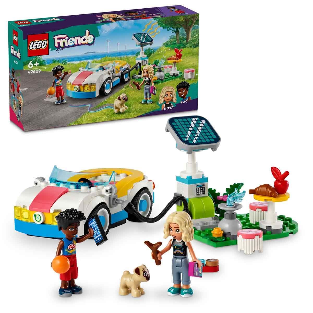 LEGO Friends Elektrikli Araba ve Şarj İstasyonu LFR-42609 Oyuncak Seti