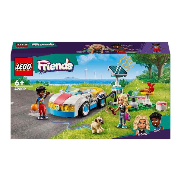 LEGO Friends Elektrikli Araba ve Şarj İstasyonu LFR-42609 Oyuncak Seti