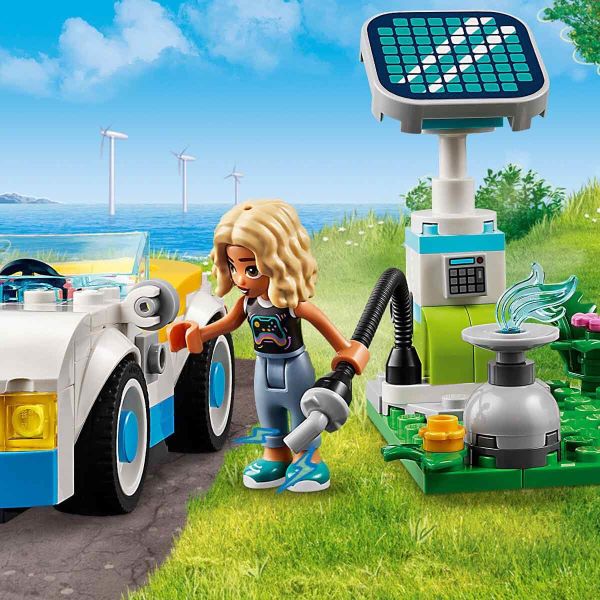LEGO Friends Elektrikli Araba ve Şarj İstasyonu LFR-42609 Oyuncak Seti